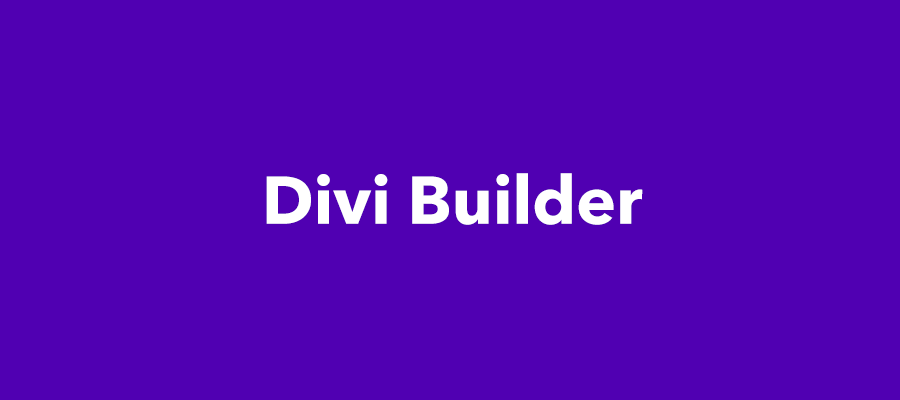Divi Builder