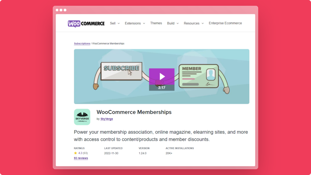 Woocommerce Membership Plugin